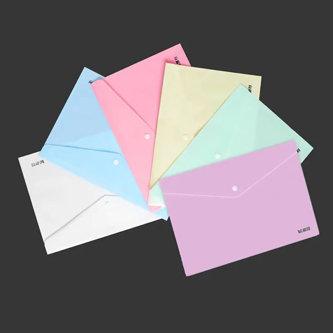 Colourful Plastic File Folder for Document Management Waterproof.jpg